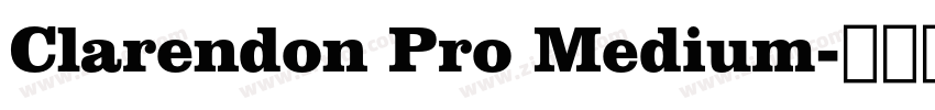 Clarendon Pro Medium字体转换 Clarendon Pro Medium字体转换